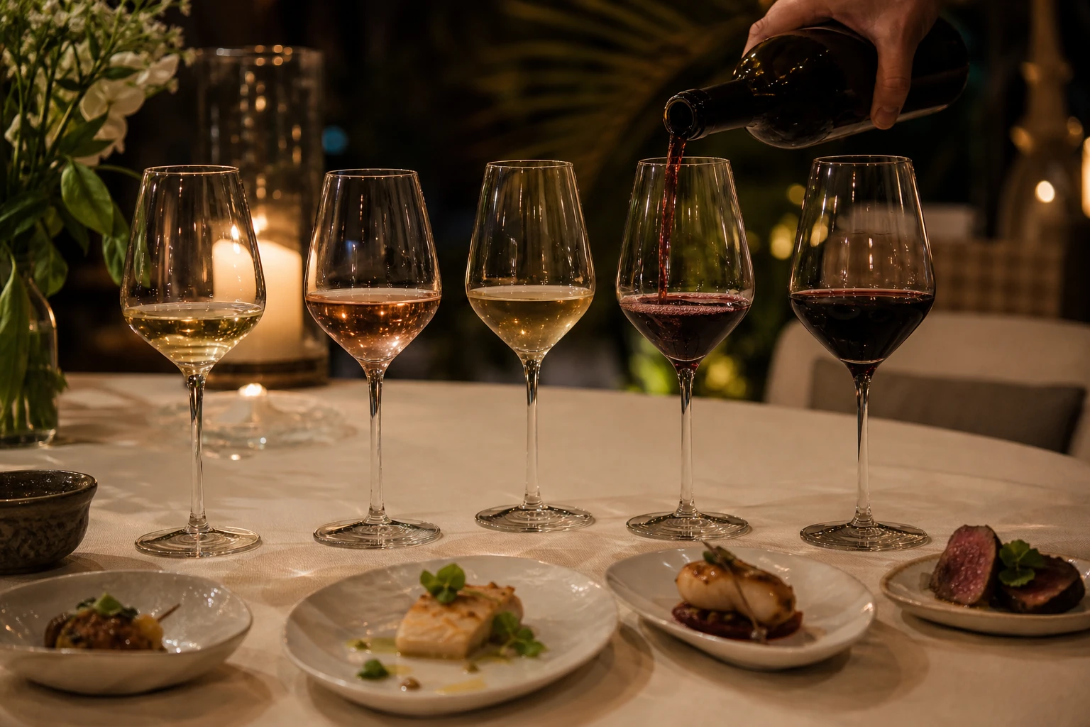 Wine pairing 5-course