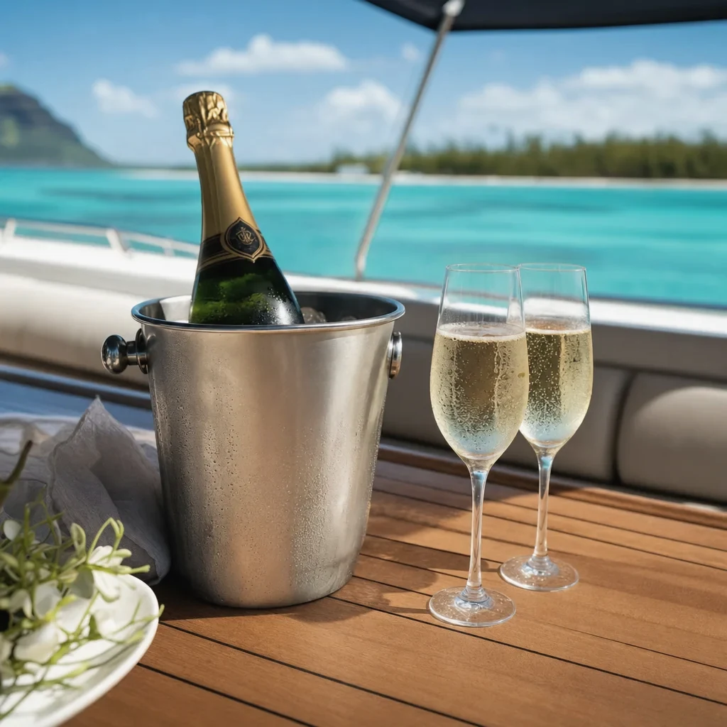 Bottle of French Champagne